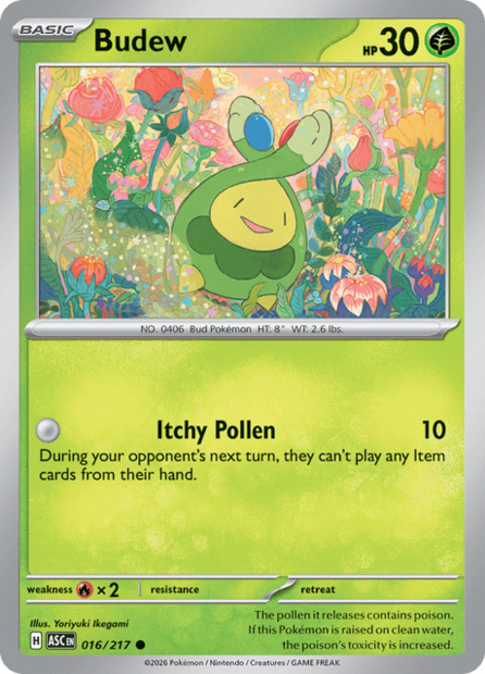 016/217 ASC - Budew Energy Symbol Pattern