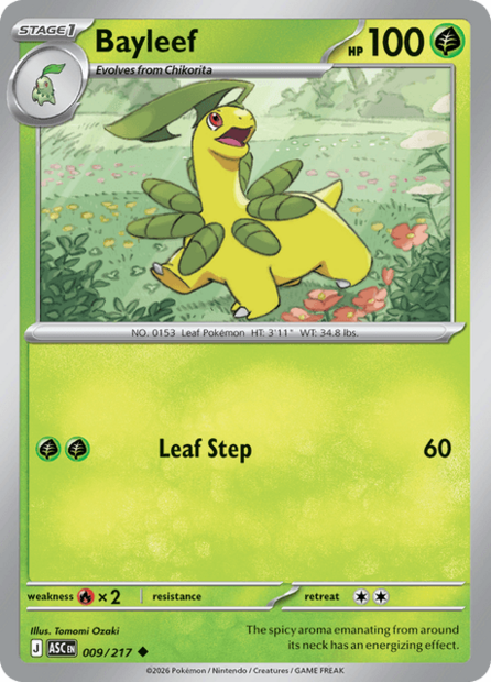 009/217 ASC - Bayleef Energy Symbol Pattern