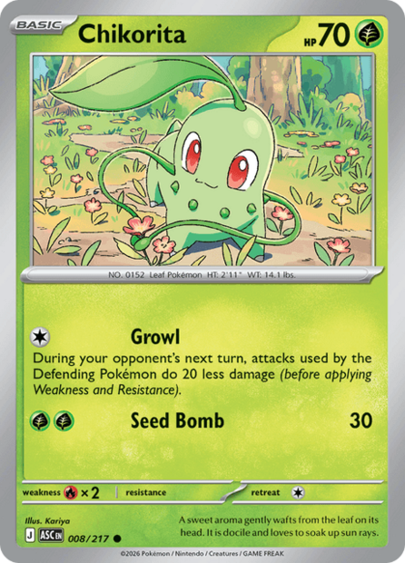 008/217 ASC - Chikorita Energy Symbol Pattern
