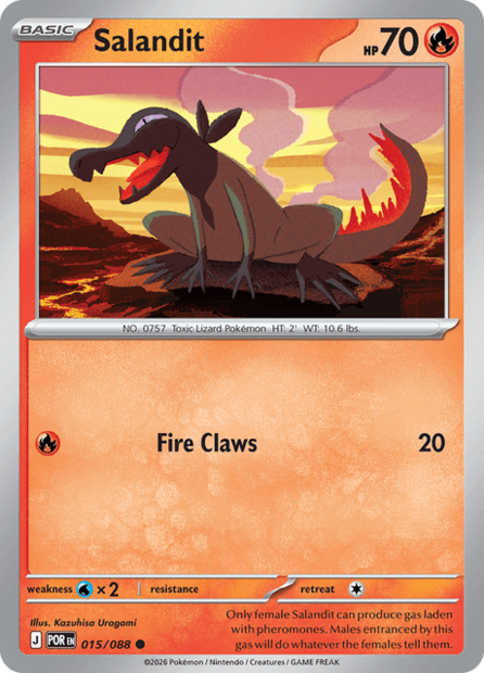 015/088 POR - Salandit Reverse Holofoil