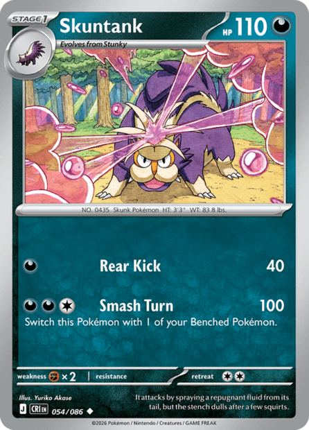 054/086 CRI - Skuntank Reverse Holofoil