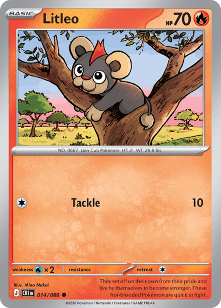 014/086 CRI - Litleo Reverse Holofoil