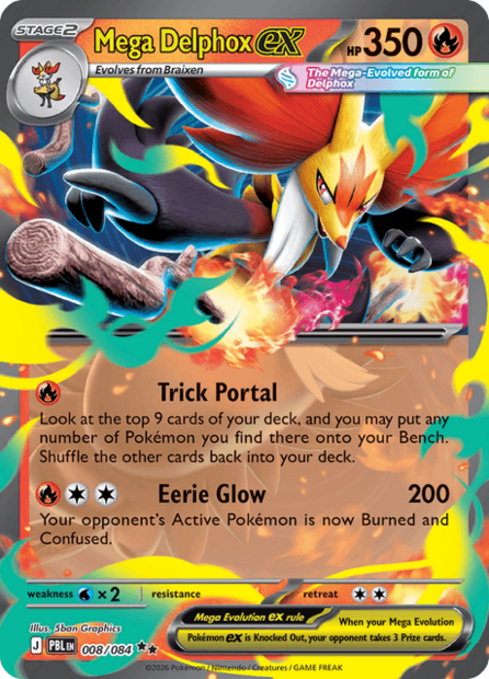 008/084 PBL - Mega Delphox Ex