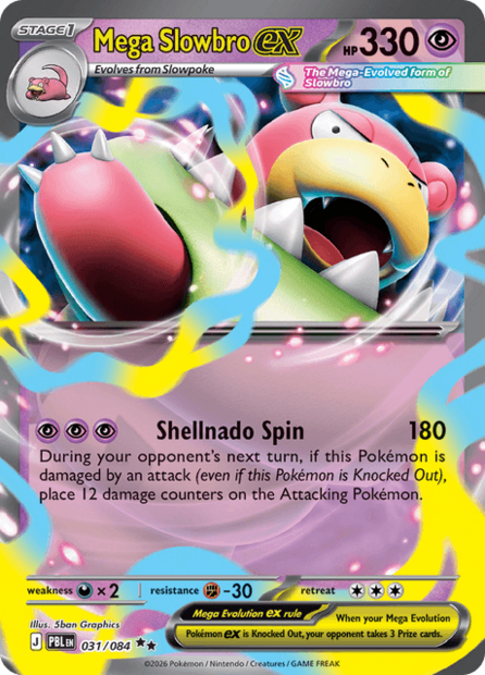 031/084 PBL - Mega Slowbro Ex