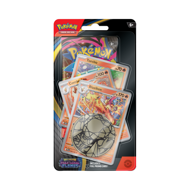 Phantasmal Flames Premium Checklane Blister Blaziken