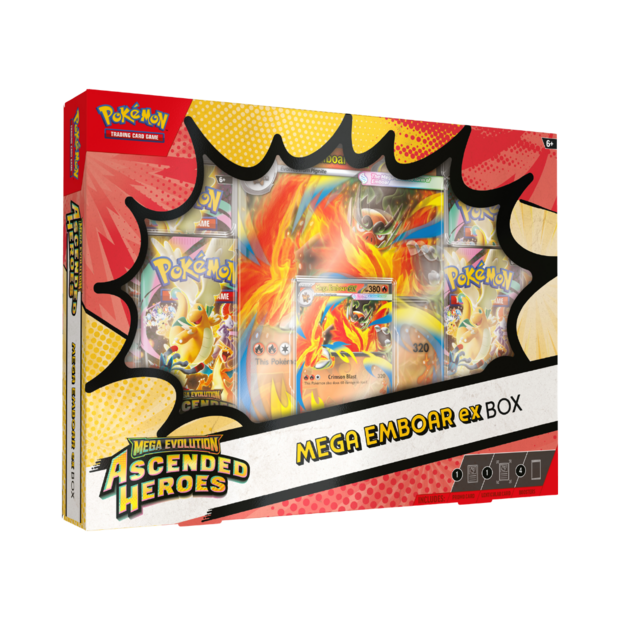 Ascended Heroes Mega Emboar ex Box