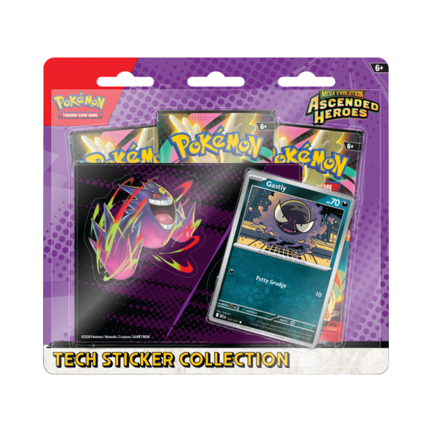 Ascended Heroes Tech Sticker Collection Gastly