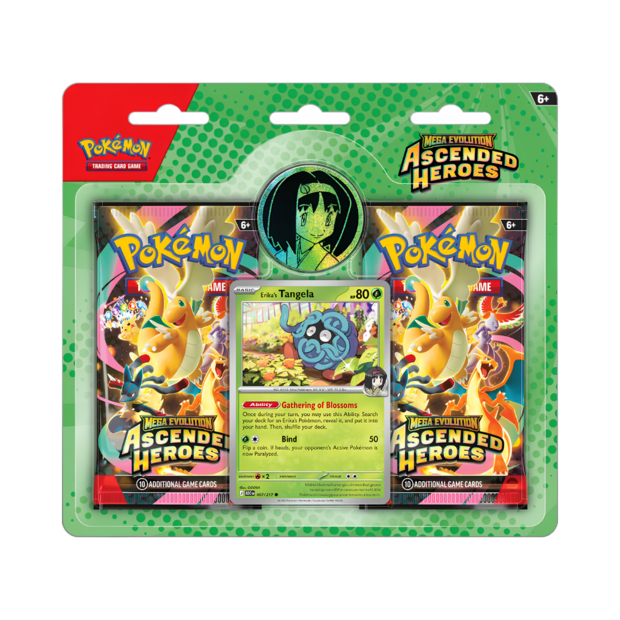 Ascended Heroes 2 Pack Blister Erika&rsquo;s Tangela