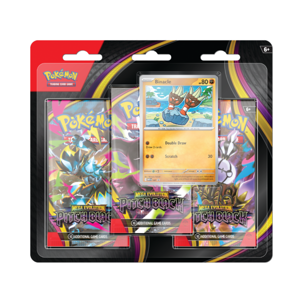 Pitch Black 3 Pack Blister Binacle