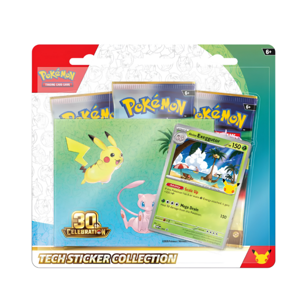 30th Celebration Tech Sticker Collection Alolan Exeggutor