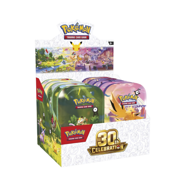 30th Celebration Mini Tin Display