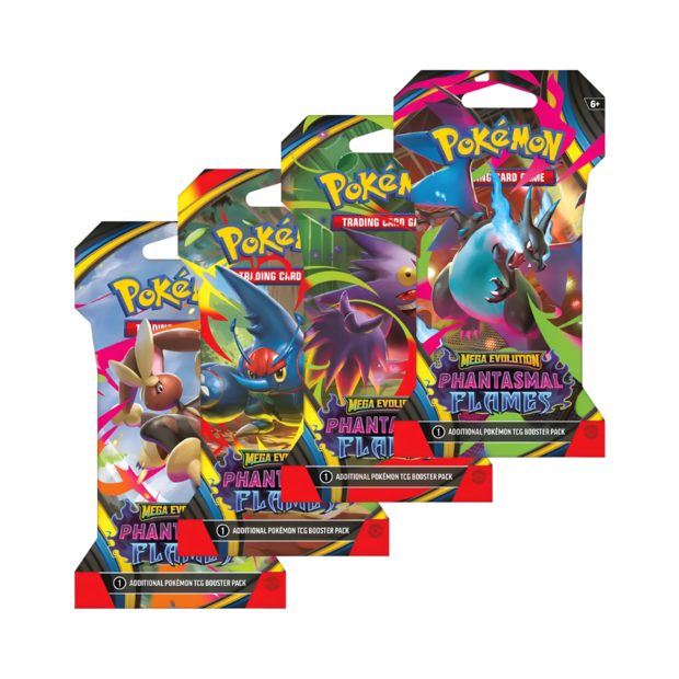 Phantasmal Flames Sleeved Booster Pack Art Bundle [Set of 4]