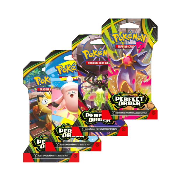 Perfect Order Sleeved Booster Pack Art Bundle [Set of 4]