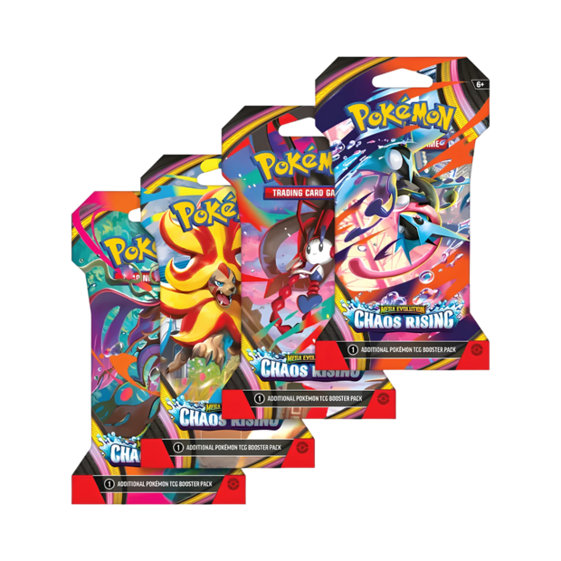 Chaos Rising Sleeved Booster Pack Art Bundle [Set of 4]
