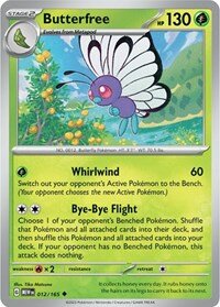 012/165 MEW - Butterfree