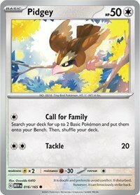 016/165 MEW - Pidgey