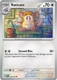 020/165 MEW - Raticate
