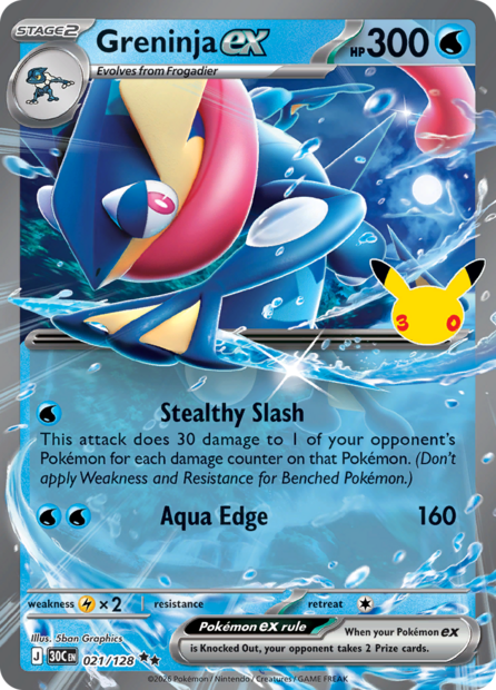 021/128 30C  - Greninja ex