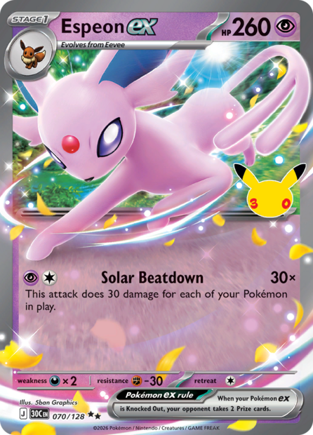 070/128 30C  - Espeon ex