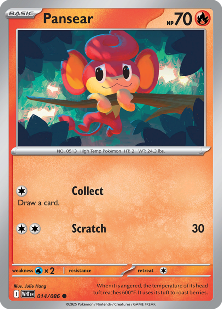 014/086 WHT - Pansear Pok&eacute;ball Holo