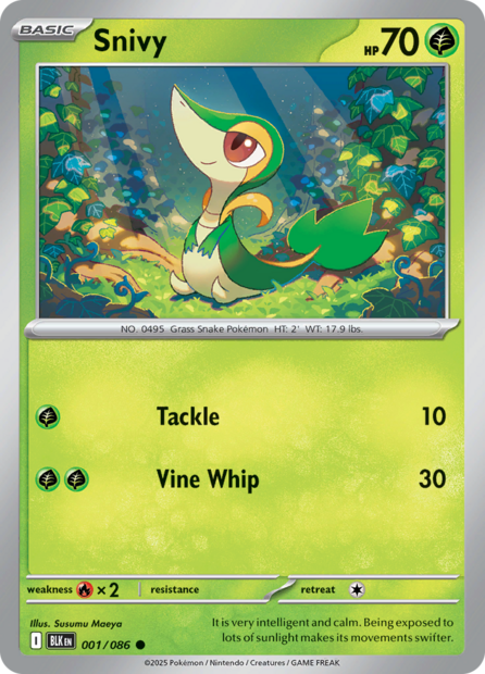 001/086 BLK - Snivy