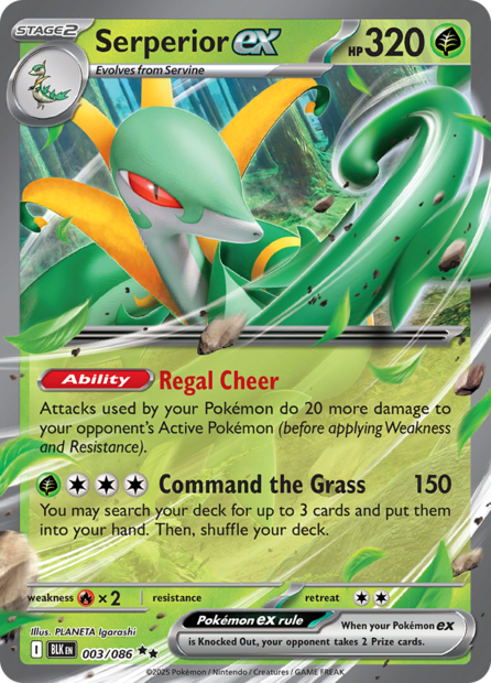003/086 BLK - Serperior ex