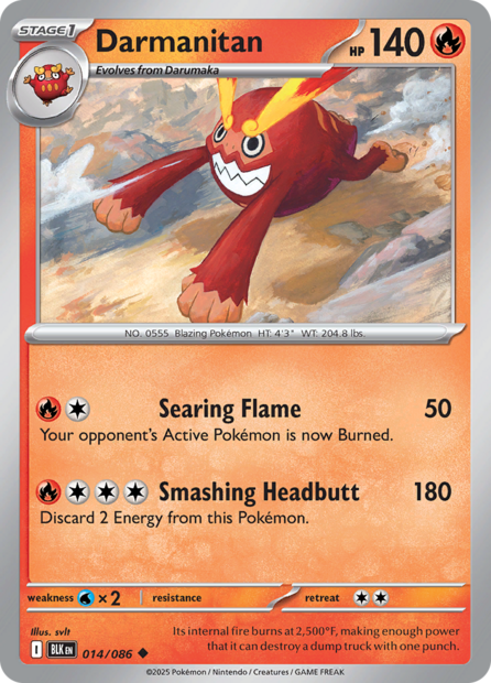 014/086 BLK - Darmanitan