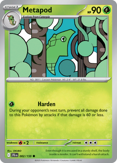 002/159 JTG - Metapod