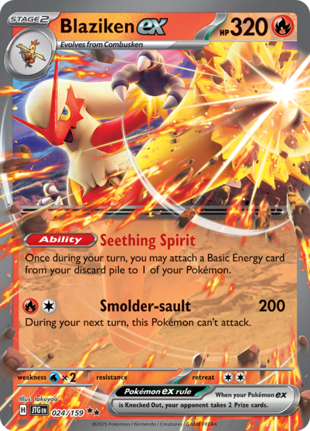 024/159 JTG - Blaziken ex