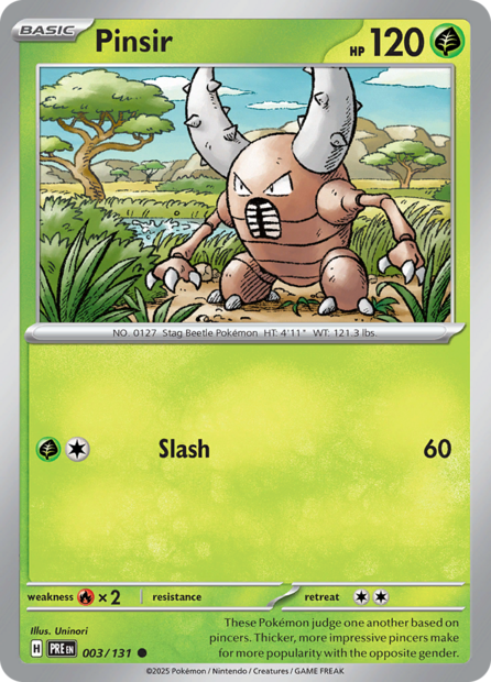 003/131 PRE - Pinsir Pok&eacute;ball Holo