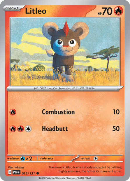 015/131 PRE - Litleo Reverse Holofoil