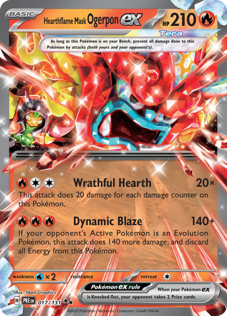 017/131 PRE - Hearthflame Mask Ogerpon ex