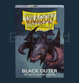 Dragon Shield Black - Matte Outer Sleeves