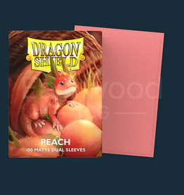 Dragon Shield Peach - Matte Dual Sleeves - Standard Size