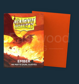 Dragon Shield Ember - Matte Dual Sleeves - Standard Size