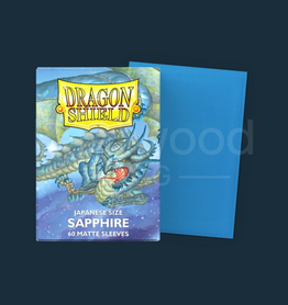 Dragon Shield Sapphire - Matte Sleeves - Japanese Size