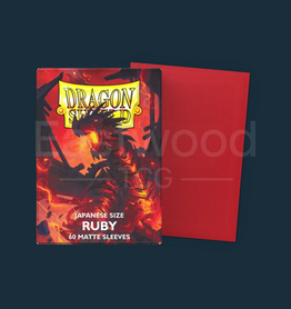 Dragon Shield Ruby - Matte Sleeves - Japanese Size