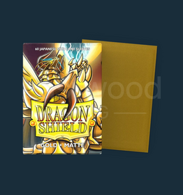 Dragon Shield Gold - Matte Sleeves - Japanese Size
