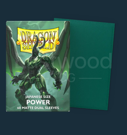 Dragon Shield Power - Matte Dual Sleeves - Japanese Size