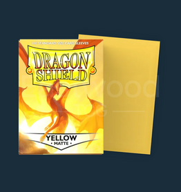 Dragon Shield Yellow - Matte Sleeves - Standard Size