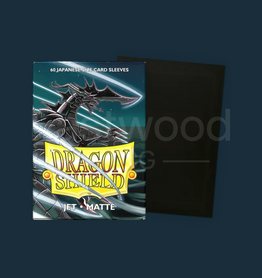Dragon Shield Jet - Matte Sleeves - Japanese Size