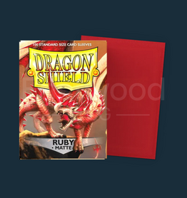 Dragon Shield Ruby - Matte Sleeves - Standard Size